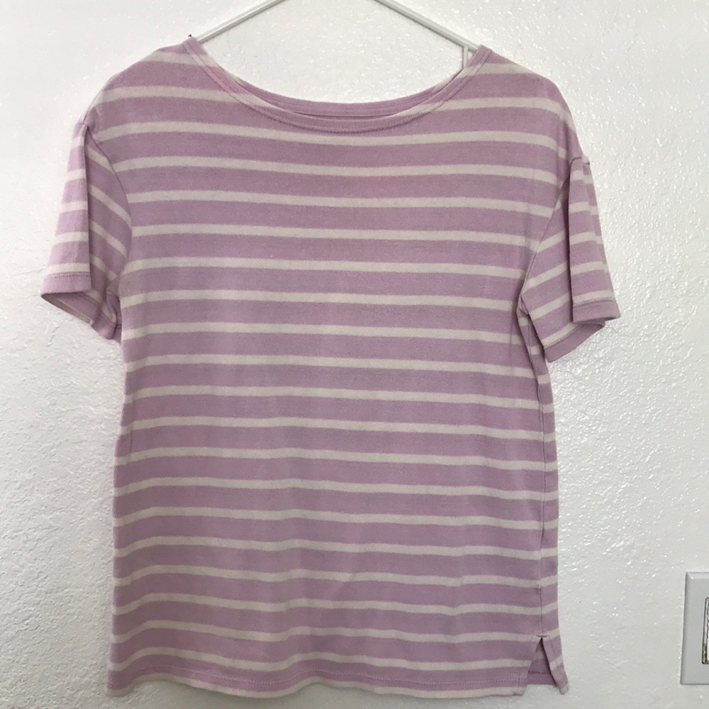 Purple Striped Shirt